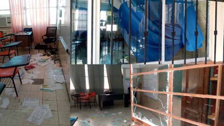 JÓVENES VANDALIZAN ESCUELA, CAUSAN DESTROZOS EN 24 SALONES.