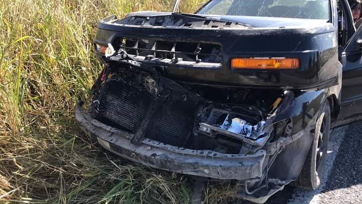 Tres mujeres lesionadas tras apartoso choque
