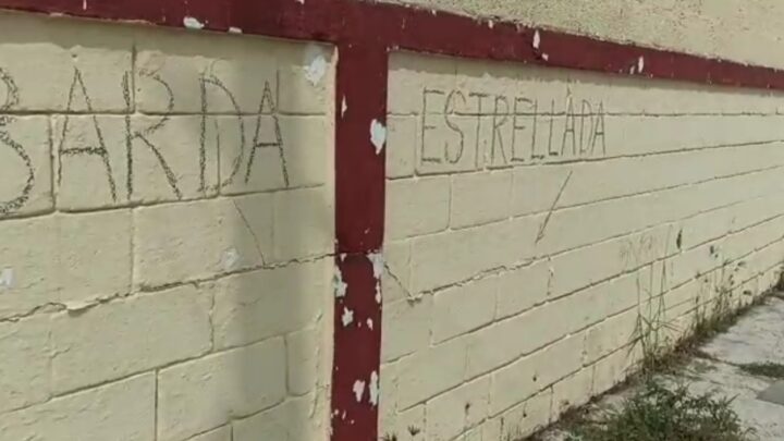 BARDA DE PRIMARIA SE CONVIERTE EN RIESGO PARA ALUMNOS.