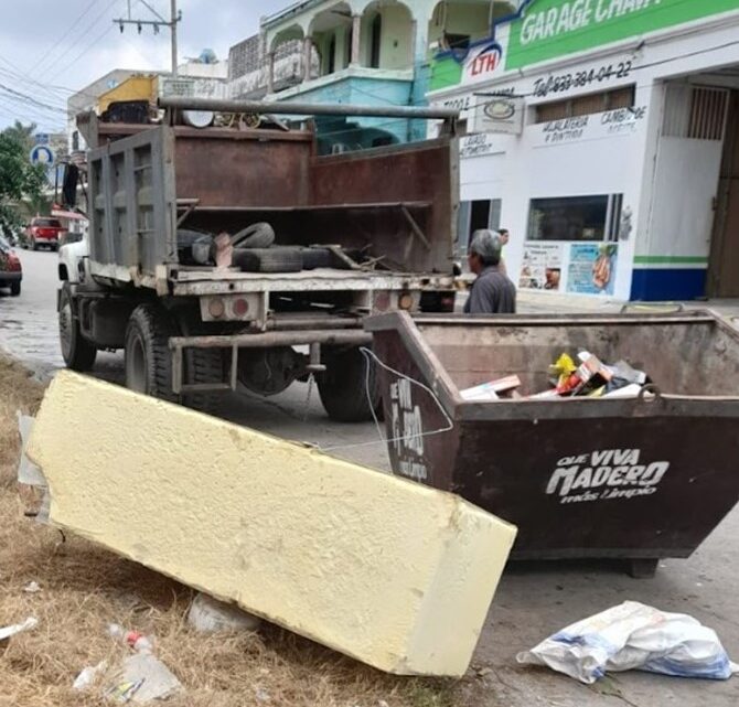 BRINDAN ENTORNOS MÁS LIMPIOS Y SEGUROS A LA POBLACIÓN MADERENSE