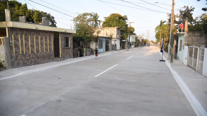 INAUGURA CHUCHO NADER IMPORTANTE OBRA DE PAVIMENTACIÓN EN LA BORREGUERA