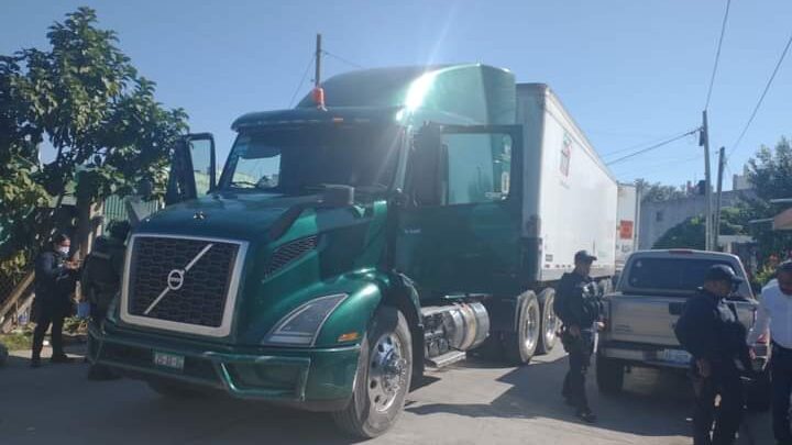 PELICULESCA PERSECUCION A TRAILERO EN ALTAMIRA