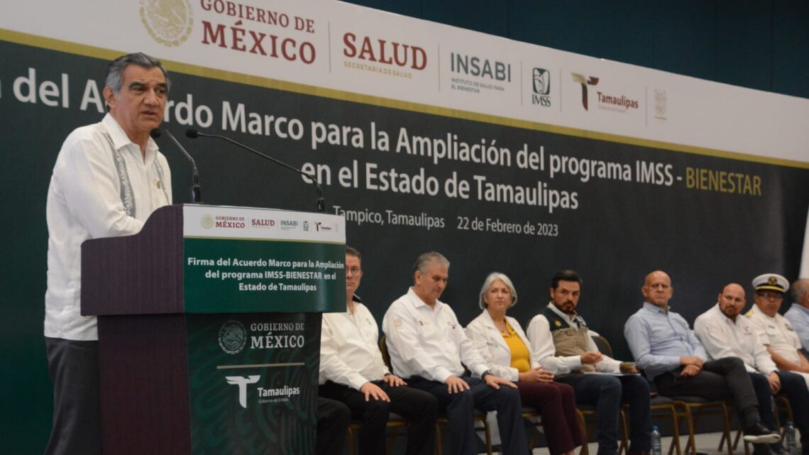 FIRMAN GOBERNADOR Y DIRECTOR DEL IMSS NUEVO MODELO DE SALUD PARA TAMAULIPAS