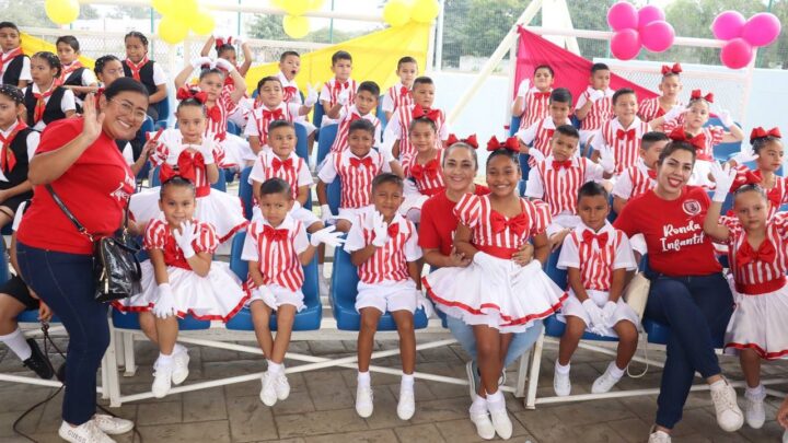 EXTRAORDINARIA PARTICIPACIÓN DE NIÑAS Y NIÑOS EN EL CONCURSO MUNICIPAL DE RONDAS Y SALTO DE CUERDA DEL DIF ALTAMIRA y DIF TAMAULIPAS