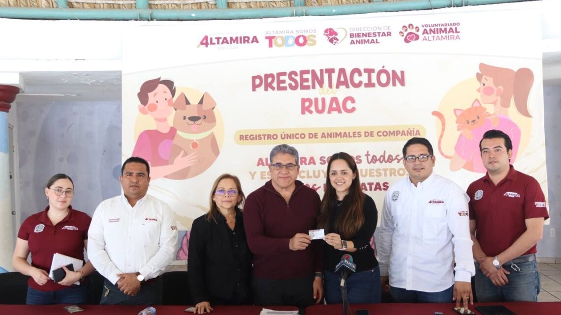 PRESENTAN EN ALTAMIRA EL “RUAC”: REGISTRO ÚNICO DE ANIMALES DE COMPAÑÍA
