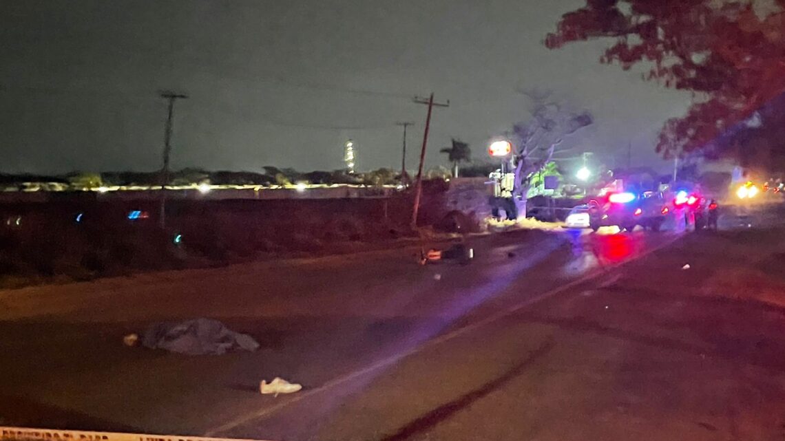 JOVEN MUERE AL DERRAPAR DE SU MOTOCICLETA