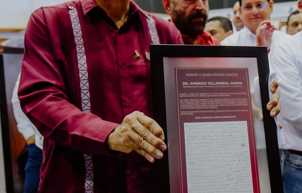 RESIDENTES DE CD. MADERO AGRADECEN AL GOBERNADOR SOLUCIÓN A LA FALTA DE AGUA