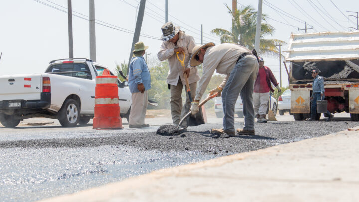 REDOBLAN ACCIONES DE MANTENIMIENTO EN VIALIDADES DE CIUDAD MADERO