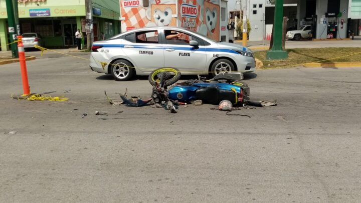 CINCO LESIONADOS EN DOS CHOQUES EN MADERO.