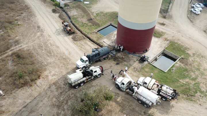 EFECTÚA COMAPA ALTAMIRA LABORES DE MANTENIMIENTO EN PLANTA DUPORT