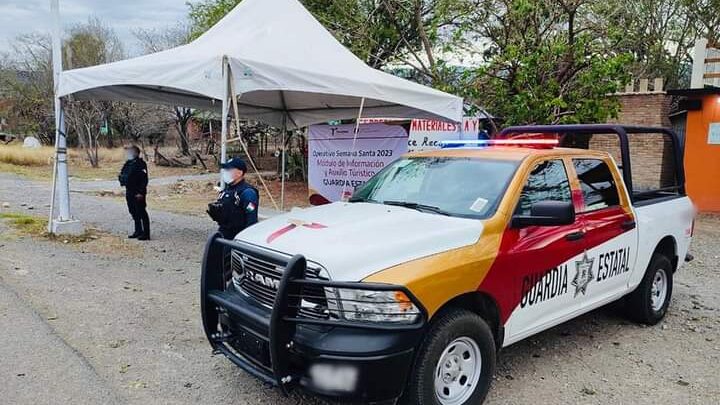 Guardia Estatal se prepara para atender a vacacionistas en Semana Santa.