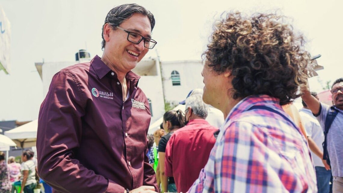 El Diputado Erasmo González Continúa Llevando servicios a las Colonias de Cd. Madero