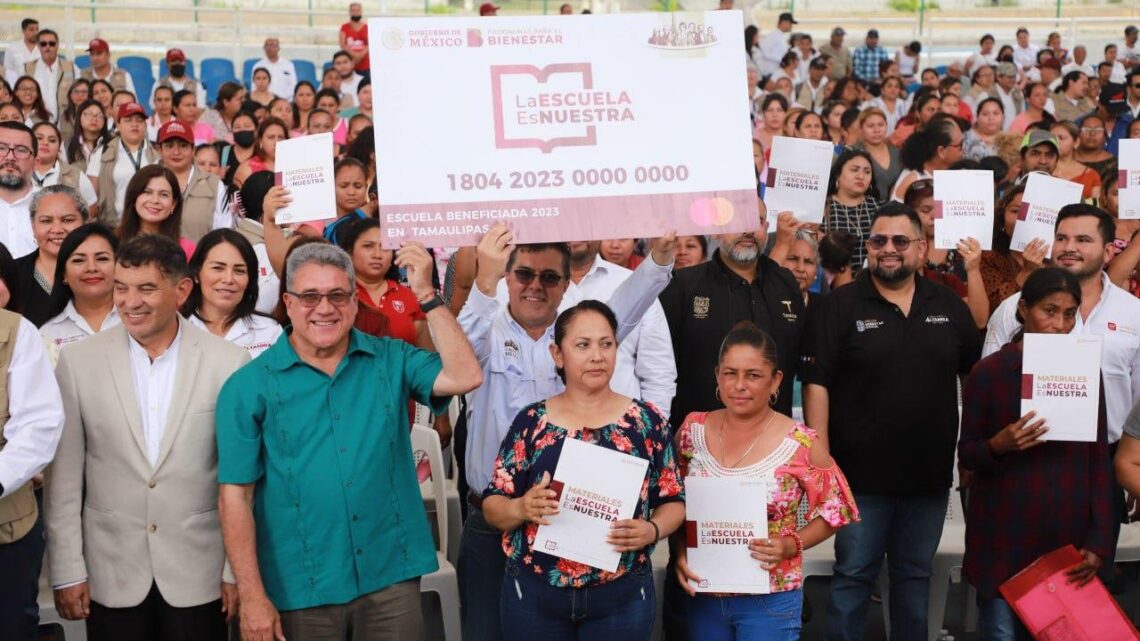 PARTICIPA AMM EN ENTREGA DE TARJETAS DEL PROGRAMA FEDERAL “LA ESCUELA ES NUESTRA” PARTICIPA AMM EN ENTREGA DE TARJETAS DEL PROGRAMA FEDERAL “LA ESCUELA ES NUESTRA”