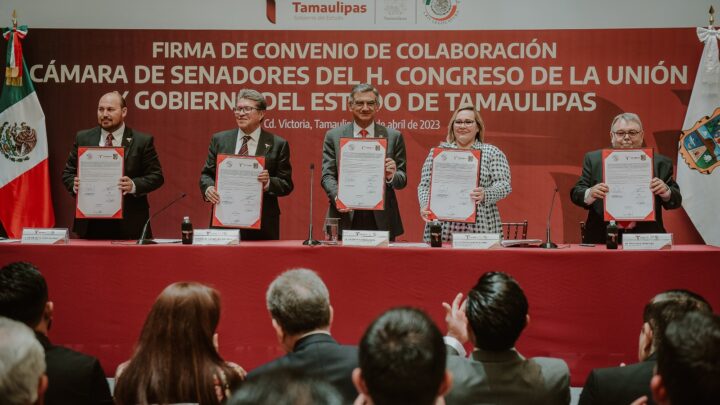 TAMAULIPAS Y SENADO FIRMAN CONVENIO PARA LA PROFESIONALIZACIÓN DE LAS Y LOS SERVIDORES PÚBLICOS
