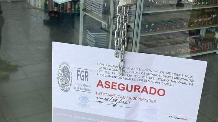 Clausuran Tiendas Chinas en la Zona Sur.