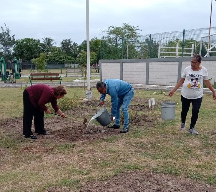 PROMUEVEN HUERTO COMUNITARIO EN CIUDAD MADERO