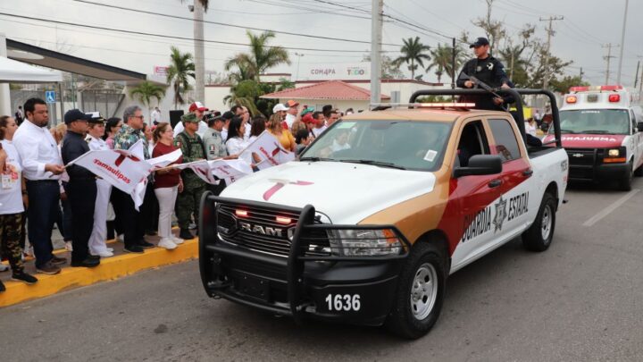 ENCABEZA ARMANDO MARTÍNEZ MANRÍQUEZ BANDERAZO DE ARRANQUE DE OP. DE SEGURIDAD EN S.S. 2023