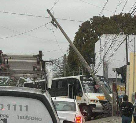 FUERTE CHOQUE EN LA KEHOE 