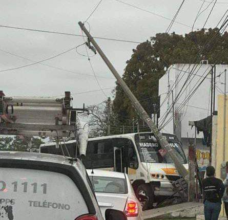 FUERTE CHOQUE EN LA KEHOE 