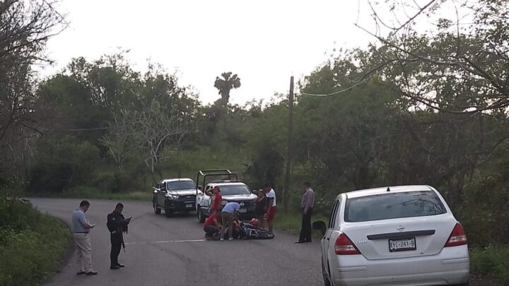 Apartoso Accidente en Motocicleta