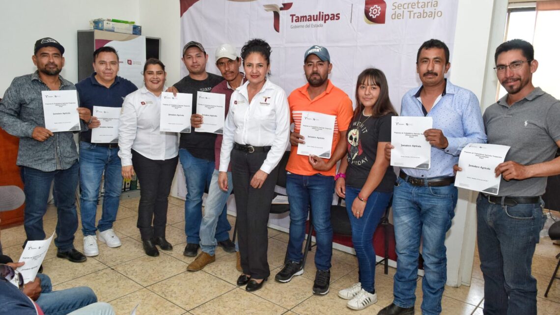JORNALEROS AGRÍCOLAS DE ALTAMIRA TRABAJARÁN DE FORMA LEGAL Y SEGURA EN CANADÁ ENVIADOS POR EL SNE DE LA SECRETARÍA DEL TRABAJO
