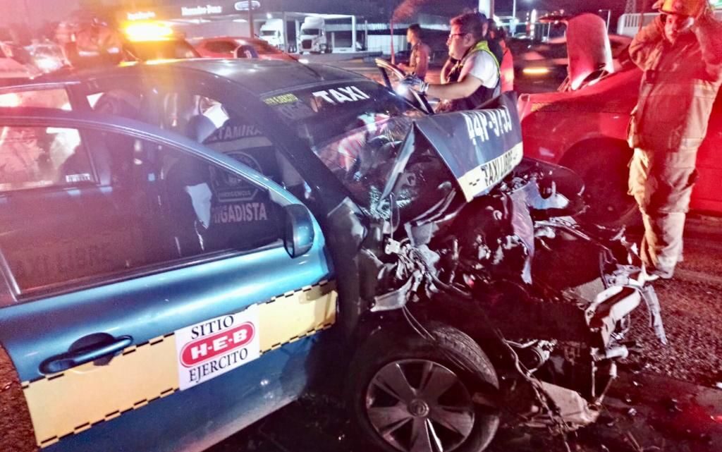 UN LESIONADO EN BRUTAL CHOQUE EN LA MASECA