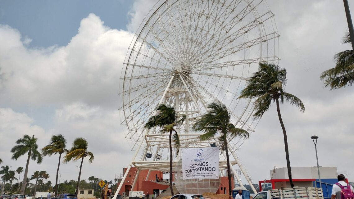 SE ACABÓ EL ENCANTO; SERÁ INAUGURADA LA RUEDA DE TAMPICO