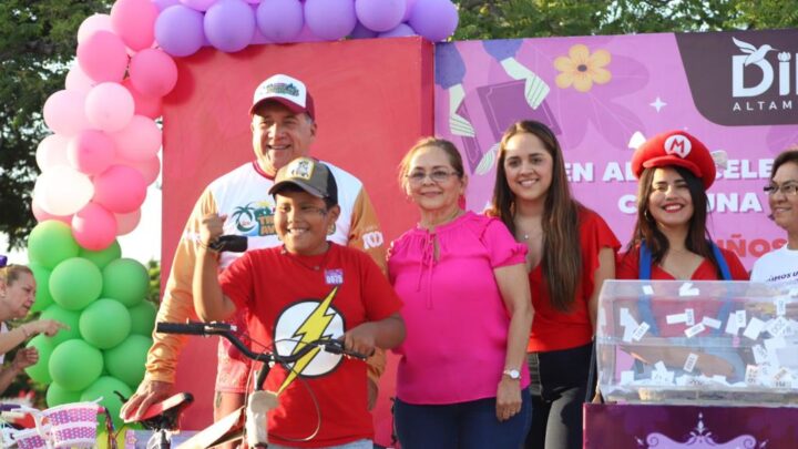 DISFRUTAN MÁS DE 3,500 PERSONAS EVENTO DEL DÍA DEL NIÑO ORGANIZADO POR EL SISTEMA DIF ALTAMIRA
