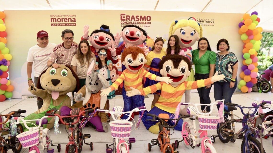 #CiudadMadero  DIPUTADO ERASMO GONZÁLEZ ORGANIZA EVENTOS MASIVOS PARA CELEBRAR A LA NIÑEZ EN CIUDAD MADERO.