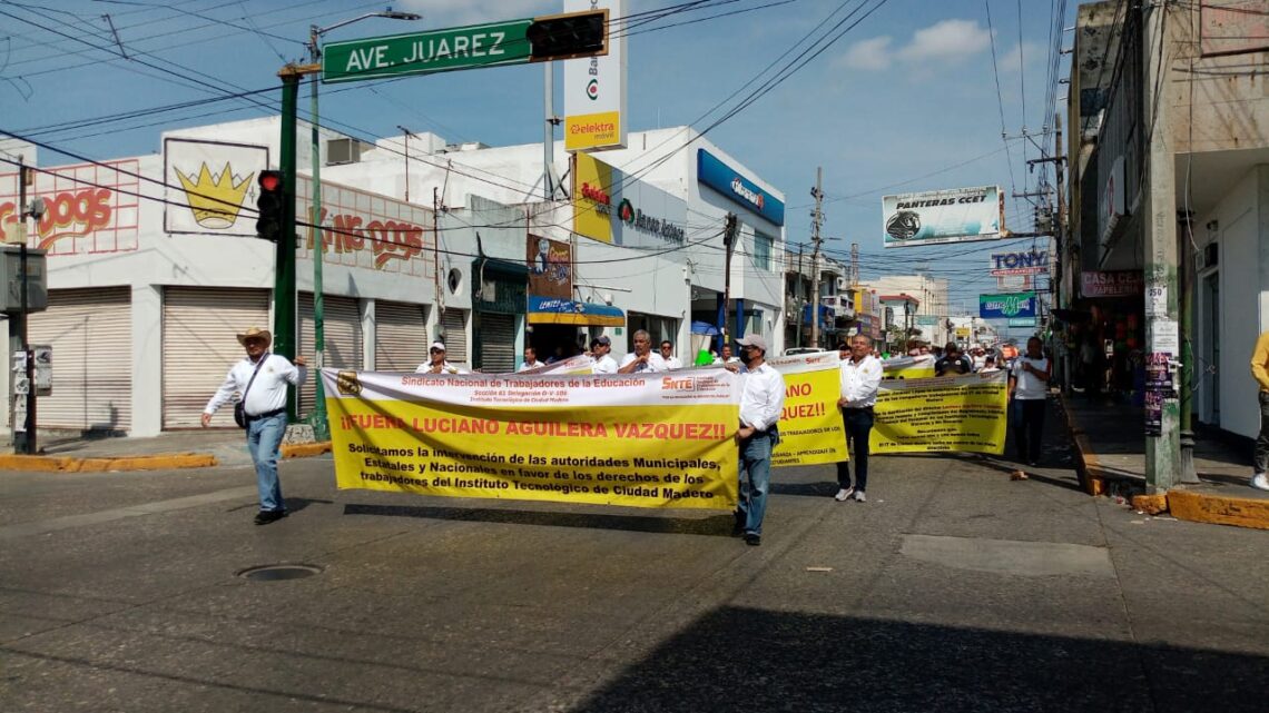 Marchan Sindicalizados Del ITCM, Para Pedir Destitución Del Director.