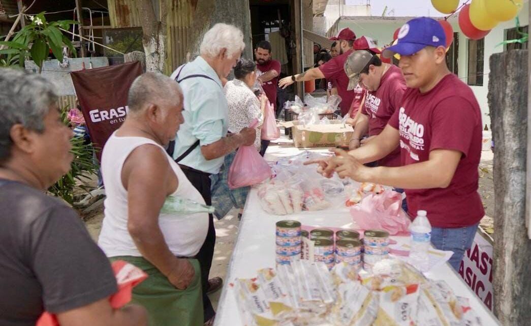 Continúa Erasmo González Beneficiando a las Familias de Ciudad Madero
