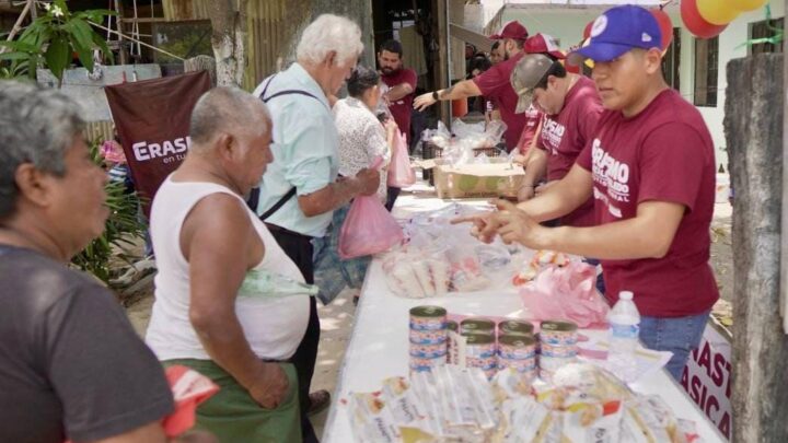 Continúa Erasmo González Beneficiando a las Familias de Ciudad Madero