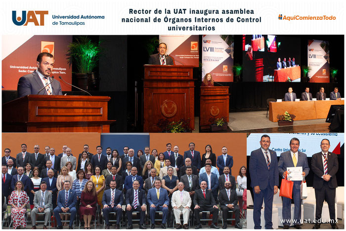 INAUGURA RECTOR DE LA UAT ASAMBLEA NACIONAL DE ÓRGANOS INTERNOS DE CONTROL UNIVERSITARIOS