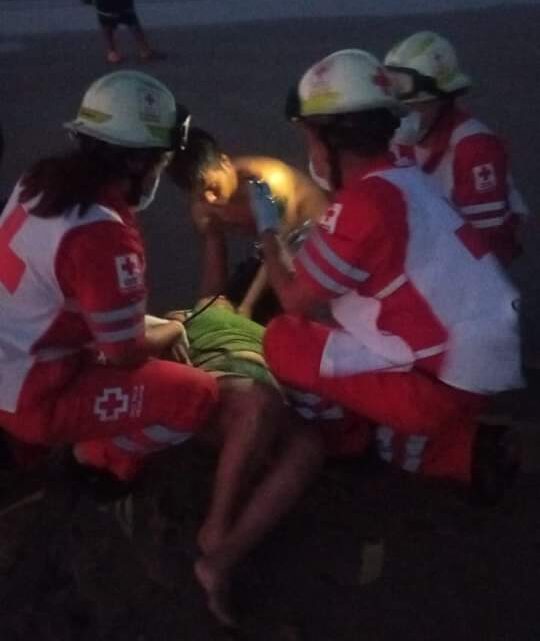 RESCATAN A UNA MUJER DE MORIR AHOGADA EN PLAYA MIRAMAR.