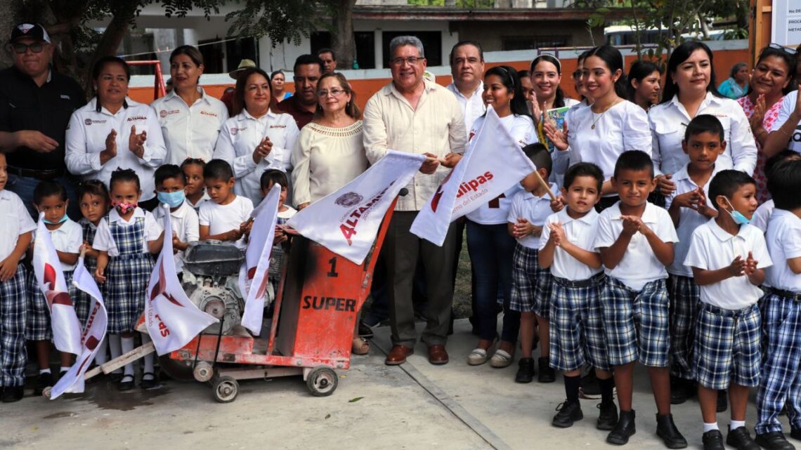 ARRANCA AMM CUBIERTA METÁLICA EN JARDÍN DE NIÑOS DEL SECTOR RÍO TAMIAHUA