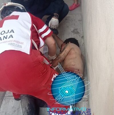 EN RIESGO LA VIDA DE EBRIO QUIEN CAYÓ DE UN TERCER PISO