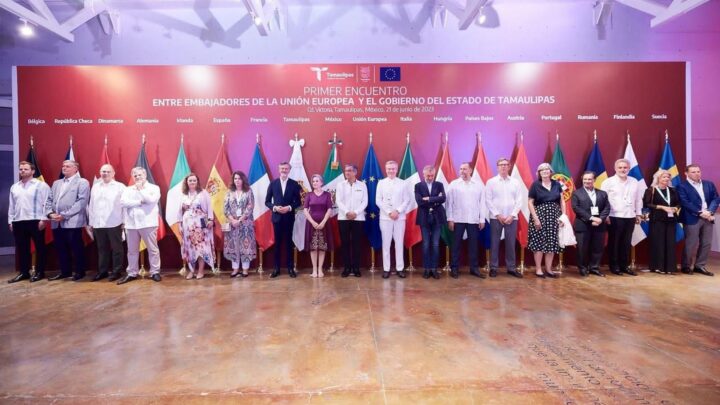 ASISTE ARMANDO MARTÍNEZ MANRÍQUEZ A ENCUENTRO DE EMBAJADORES DE LA UE Y EL GOBIERNO DEL ESTADO EN CIUDAD VICTORIA