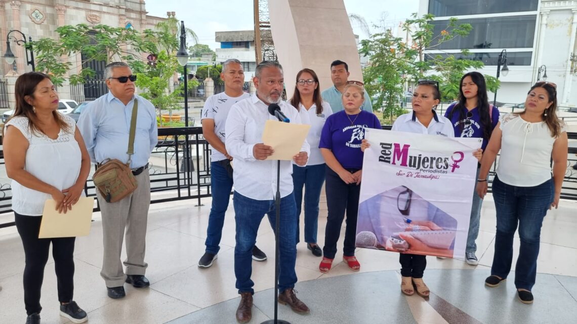 PERIODISTAS Y COMUNICADORES PIDEN RESPETO A LA “LIBERTAD DE EXPRESIÓN”.