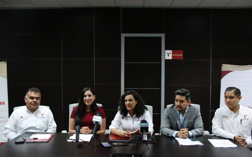 AGRADECE SECRETARIA OLGA SOSA RUÍZ A LUISA MARÍA ALCALDE, EL IMPULSO A LA REFORMA LABORAL EN TAMAULIPAS