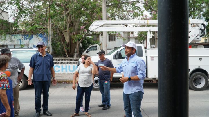 ENCABEZA PEPE SCHEKAIBÁN AMPLIA JORNADA DE LIMPIEZA EN DIVERSAS COLONIAS DE TAMPICO