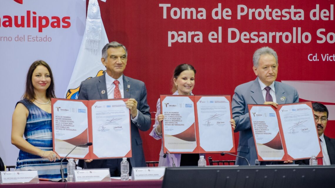 INSTALA TAMAULIPAS CONSEJO DE LA AGENDA 2030 PARA EL DESARROLLO SOSTENIBLE