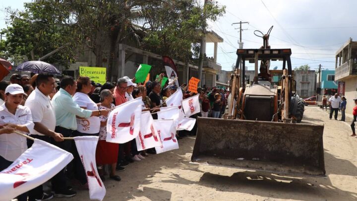 ARRANCA AMM LA PAVIMENTACIÓN DEL CAMINO C-16 EN ALTAMIRA PARA IMPULSAR LA CONECTIVIDAD
