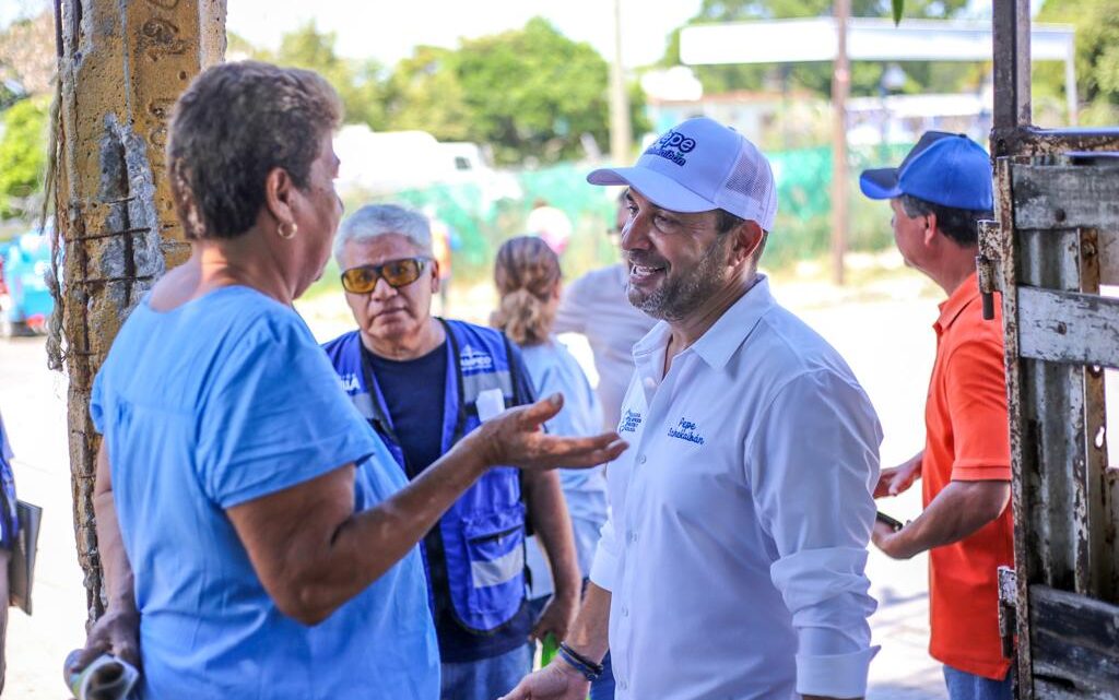 ENCABEZA PEPE SCHEKAIBÁN NUEVA JORNADA DICIENDO Y HACIENDO EN LA COLONIA ARENAL