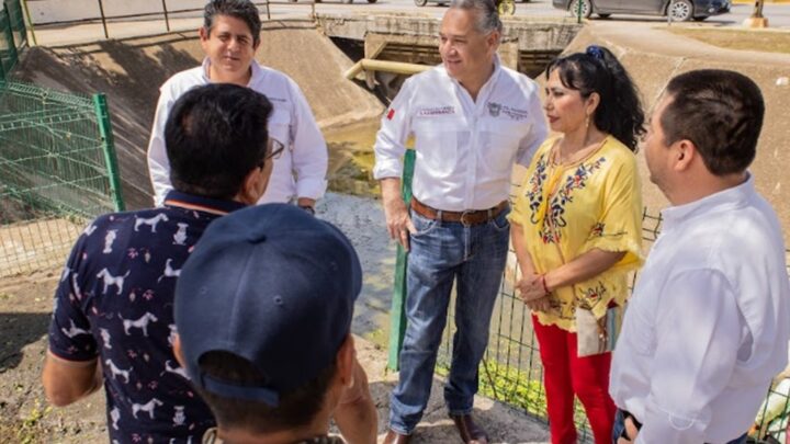 SUPERVISA ADRIÁN OSEGUERA TRABAJOS DE LIMPIEZA EN DIVERSAS COLONIAS MADERENSES