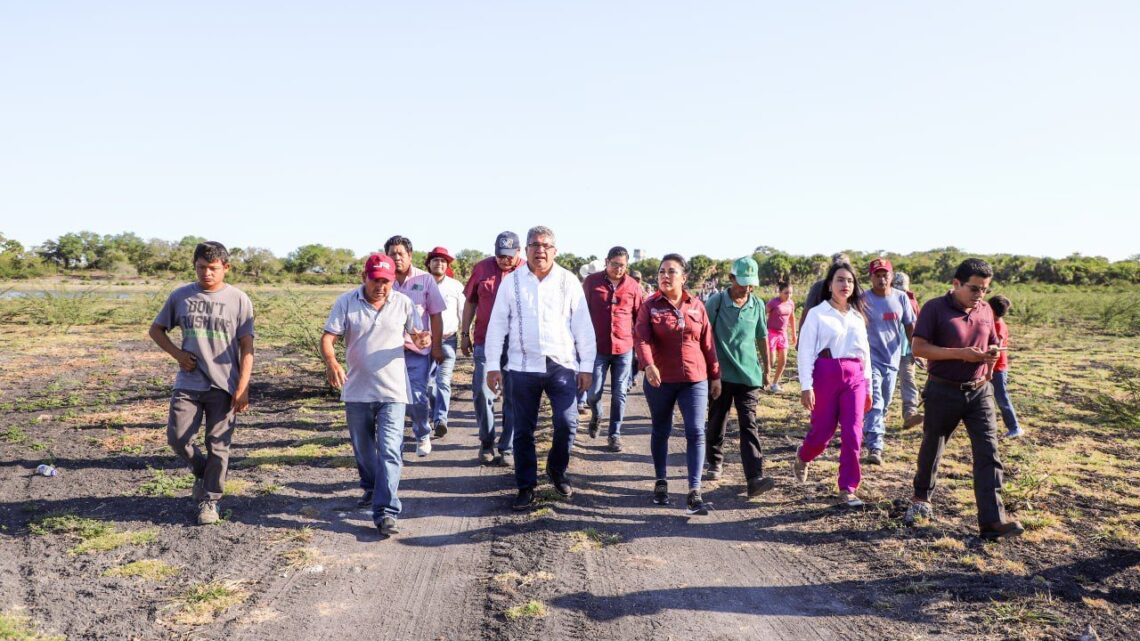 ANTES DE QUE TERMINE EL AÑO HABRÁ AGUA SUFICIENTE EN EL EJIDO MATAMOROS: ALCALDE ARMANDO MARTÍNEZ