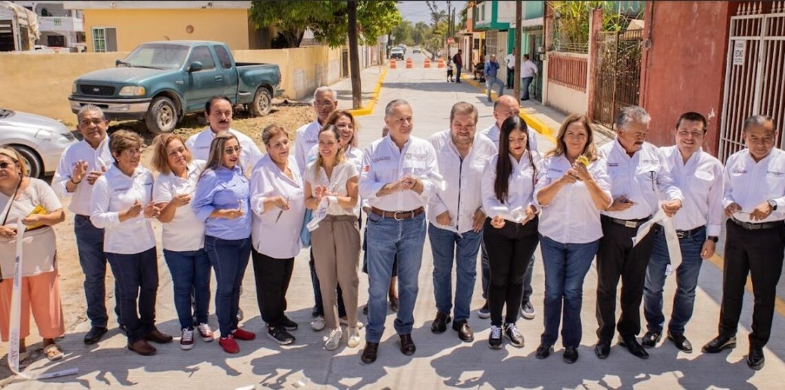 ADRIÁN OSEGUERA TRANSFORMA MÁS CALLES DE CIUDAD MADERO