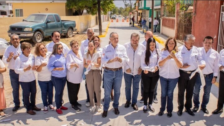 ADRIÁN OSEGUERA TRANSFORMA MÁS CALLES DE CIUDAD MADERO