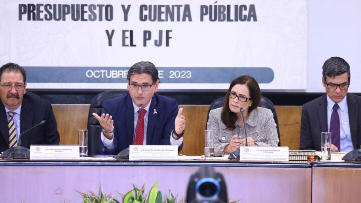 ERASMO GONZÁLEZ ANALIZA CON SCJN Y CJF REQUERIMIENTOS PRESUPUESTALES DEL EJERCICIO 2024