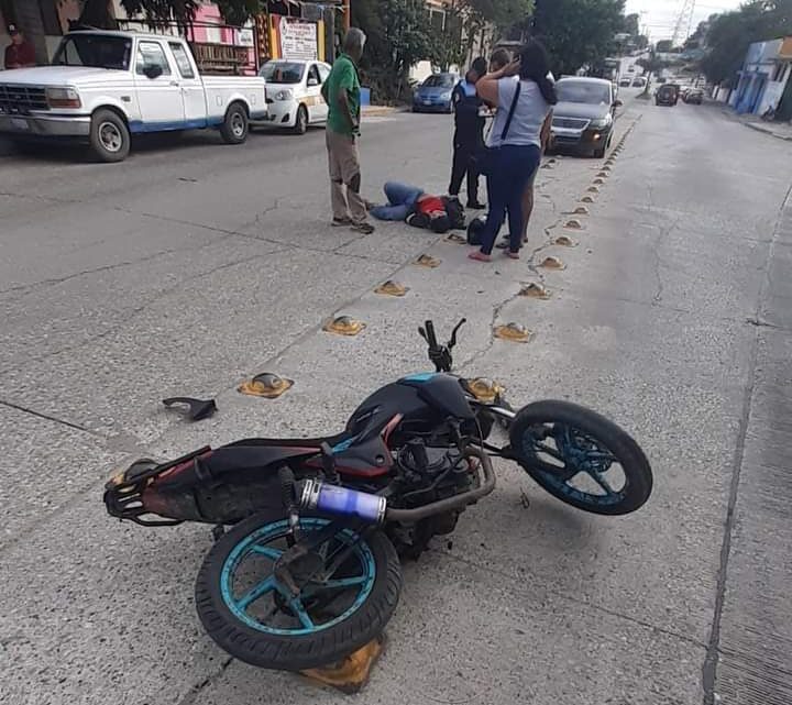 Motociclista Derrapó En La Bajada De La Muerte