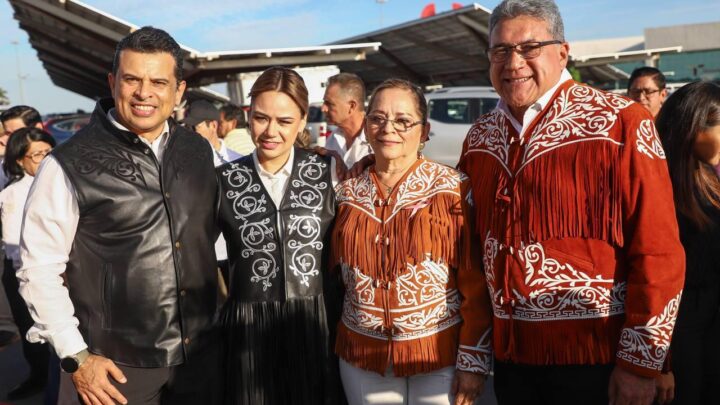 PRESENTE ALTAMIRA DURANTE LA INAUGURACIÓN DE LA FERIA TAMAULIPAS 2023